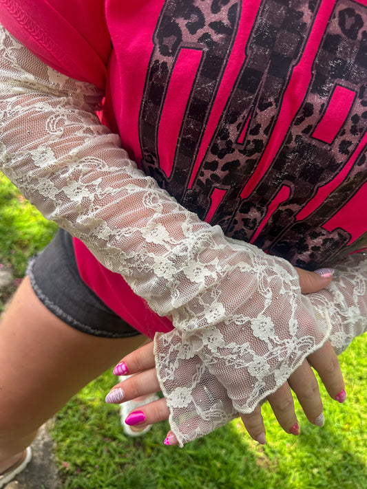 Rhinestone Cowgirl Lace Top