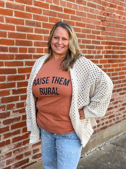 CURVY: Crochet Chunky Knitted Cardigan