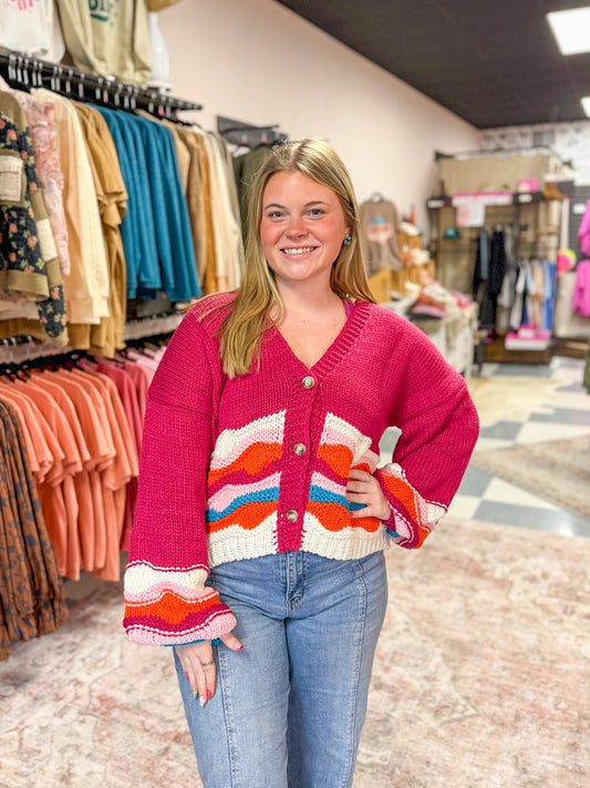 Savannah Sunrise Knitted Cardigan