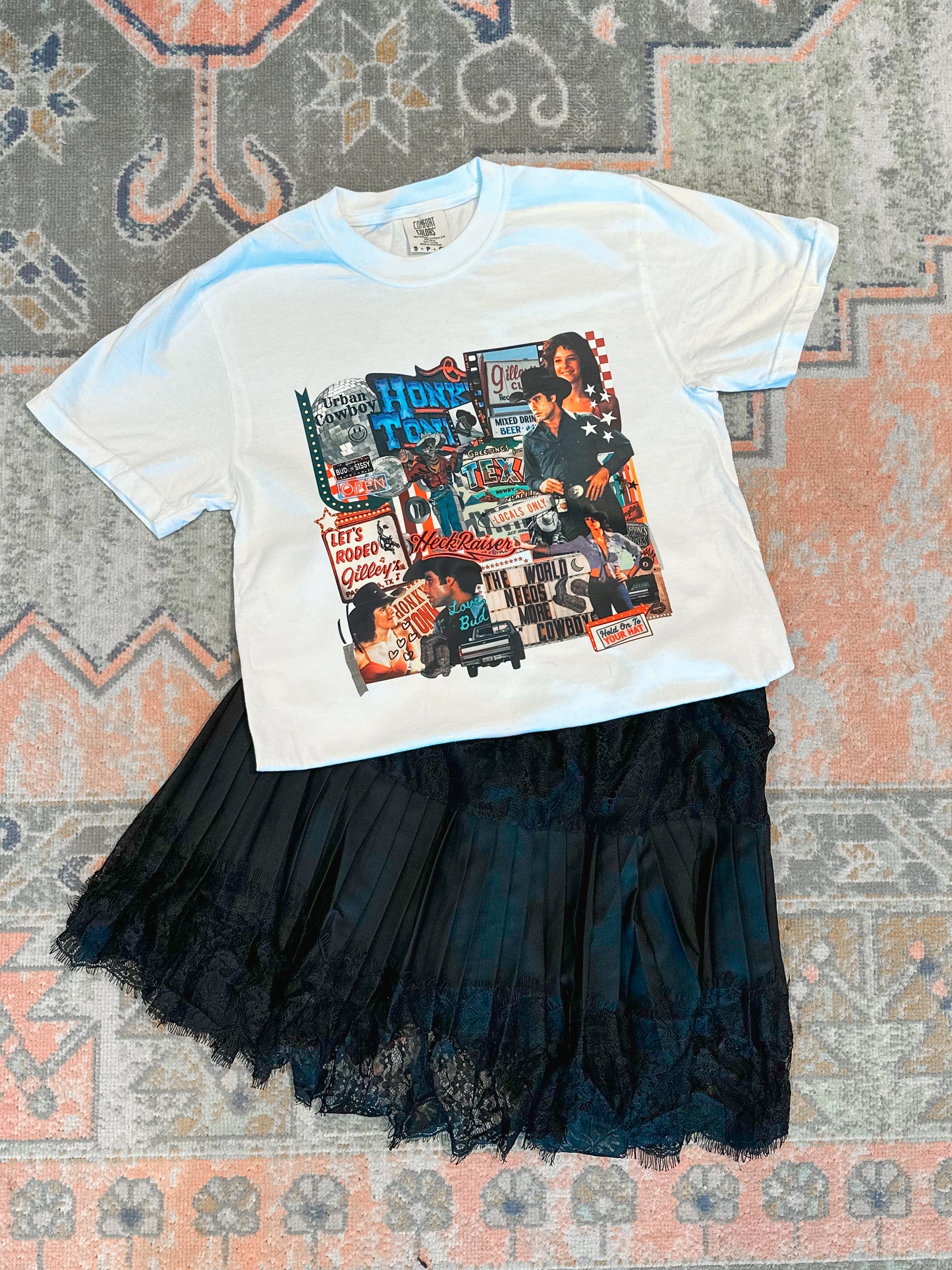 Honky Tonk Collage Graphic Tee