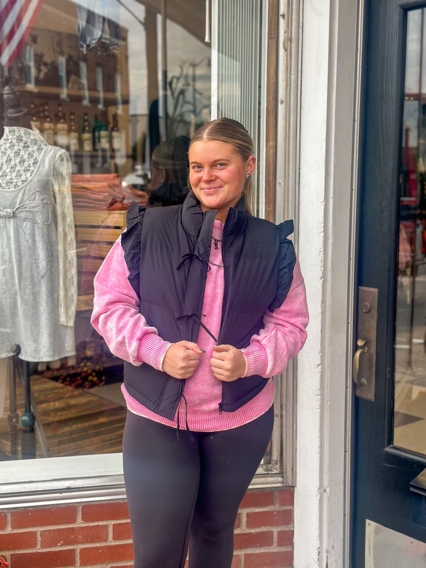 Candy Pink Washed Oversize Fleece Pullover