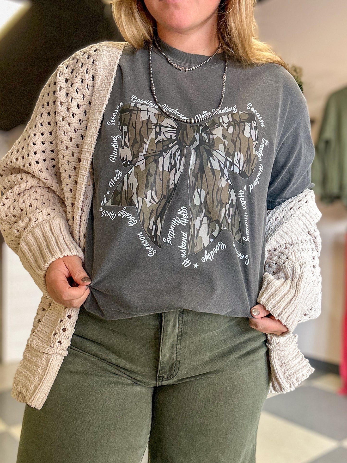 Hello Hunting Bow Graphic Tee