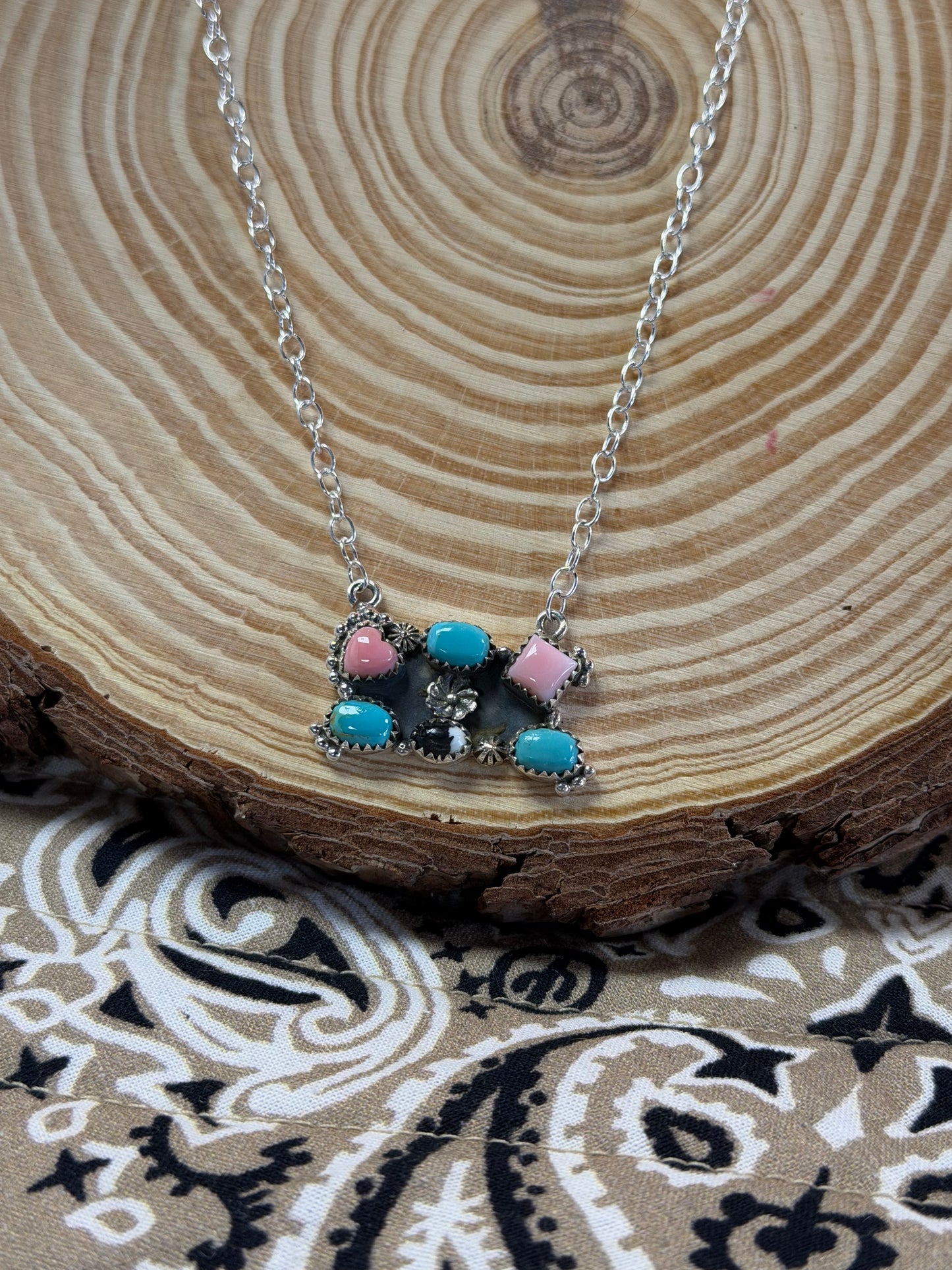 Turquoise Candy Pendant Necklace