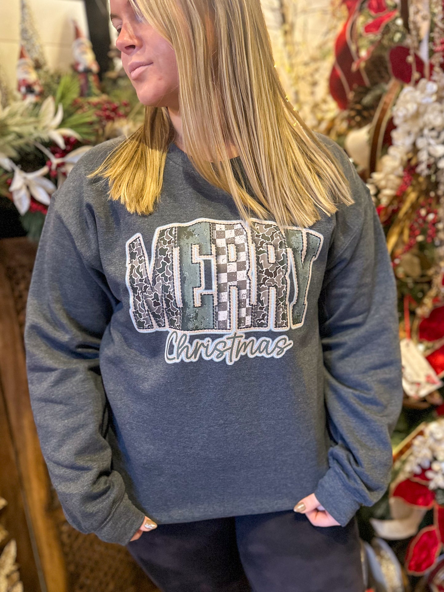 CAMO Christmas Crewneck