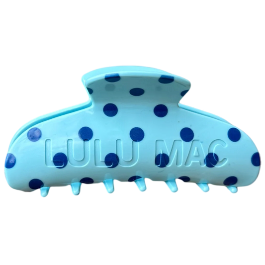 Lulu Mac: Hair Clip-Blue/Navy