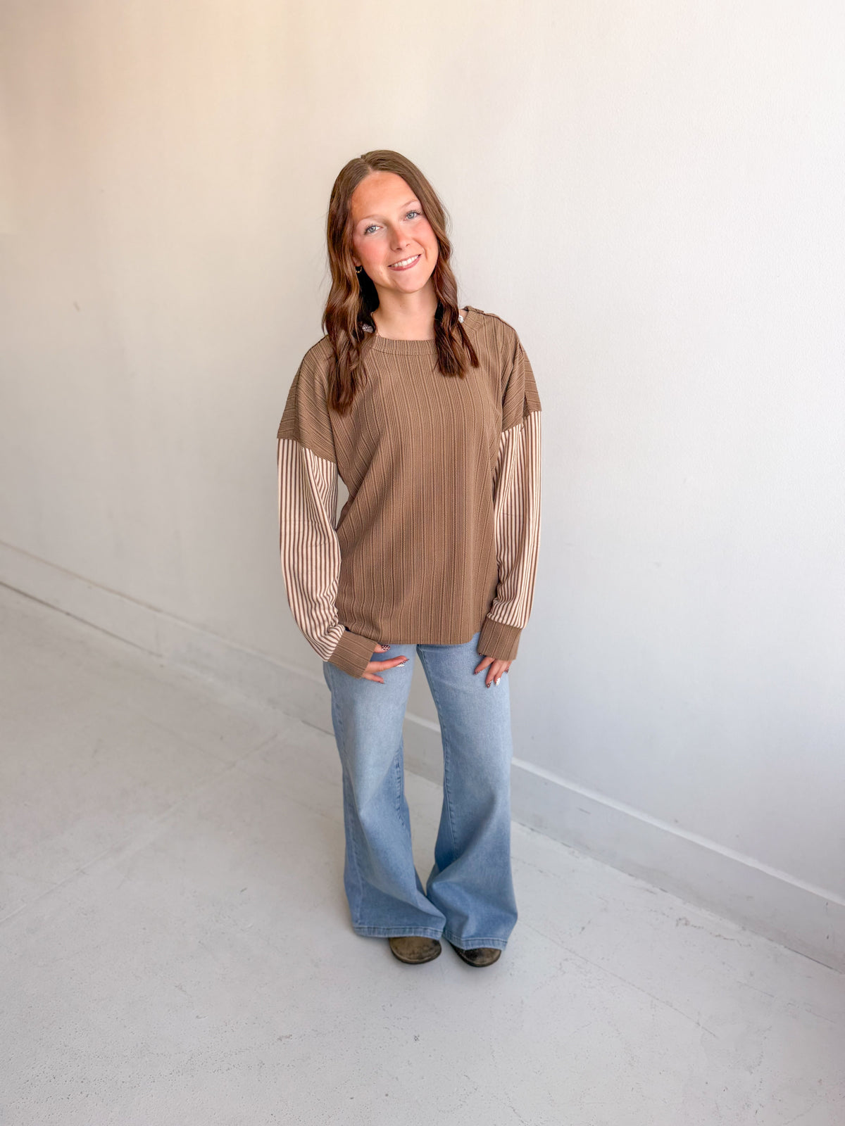 Soft Ribbed Lounge Top
