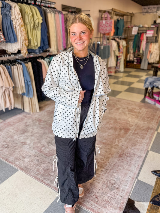 Lulu Mac Polka Dot Rain Coat