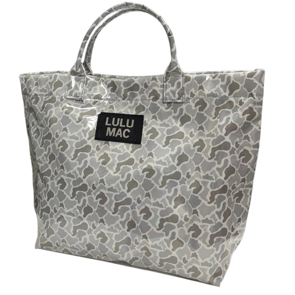 Lulu Mac: Tote Bag- White Camo