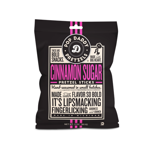 Pop Daddy Pretzels: Cinnamon Sugar
