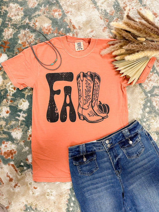 Fall Boot Graphic Tee