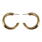 Caroline Double Hoop Earring in Gold