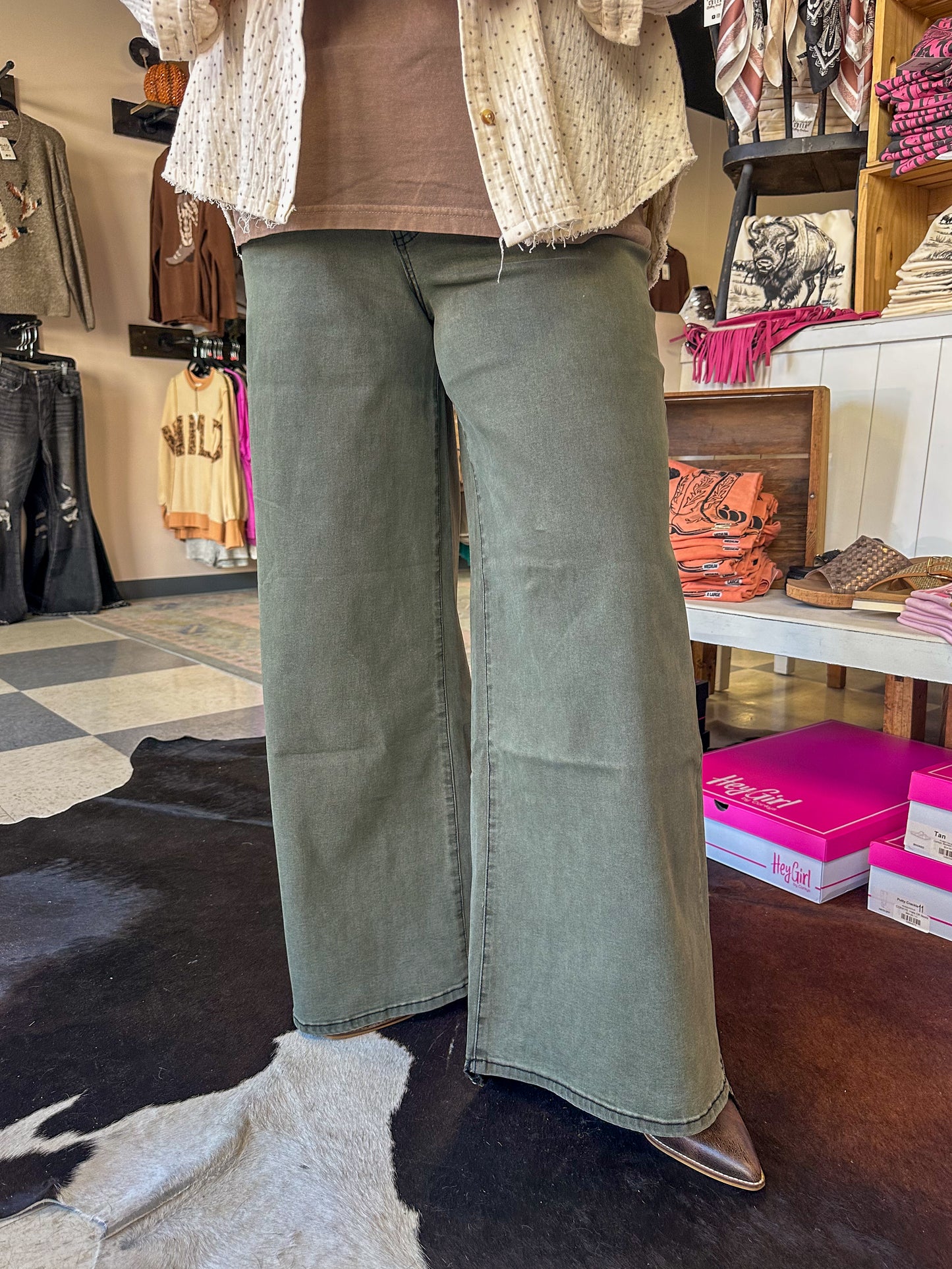 MICA: High Rise Vintage Wash Denim