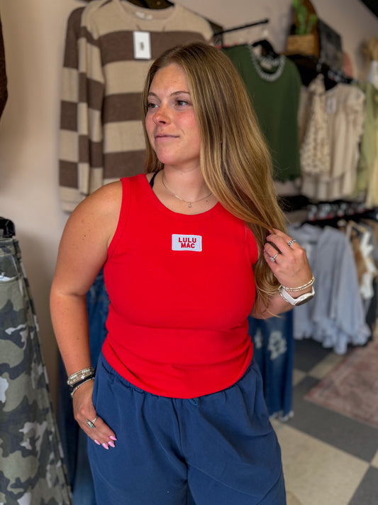 Lulu Mac: Tank in Red