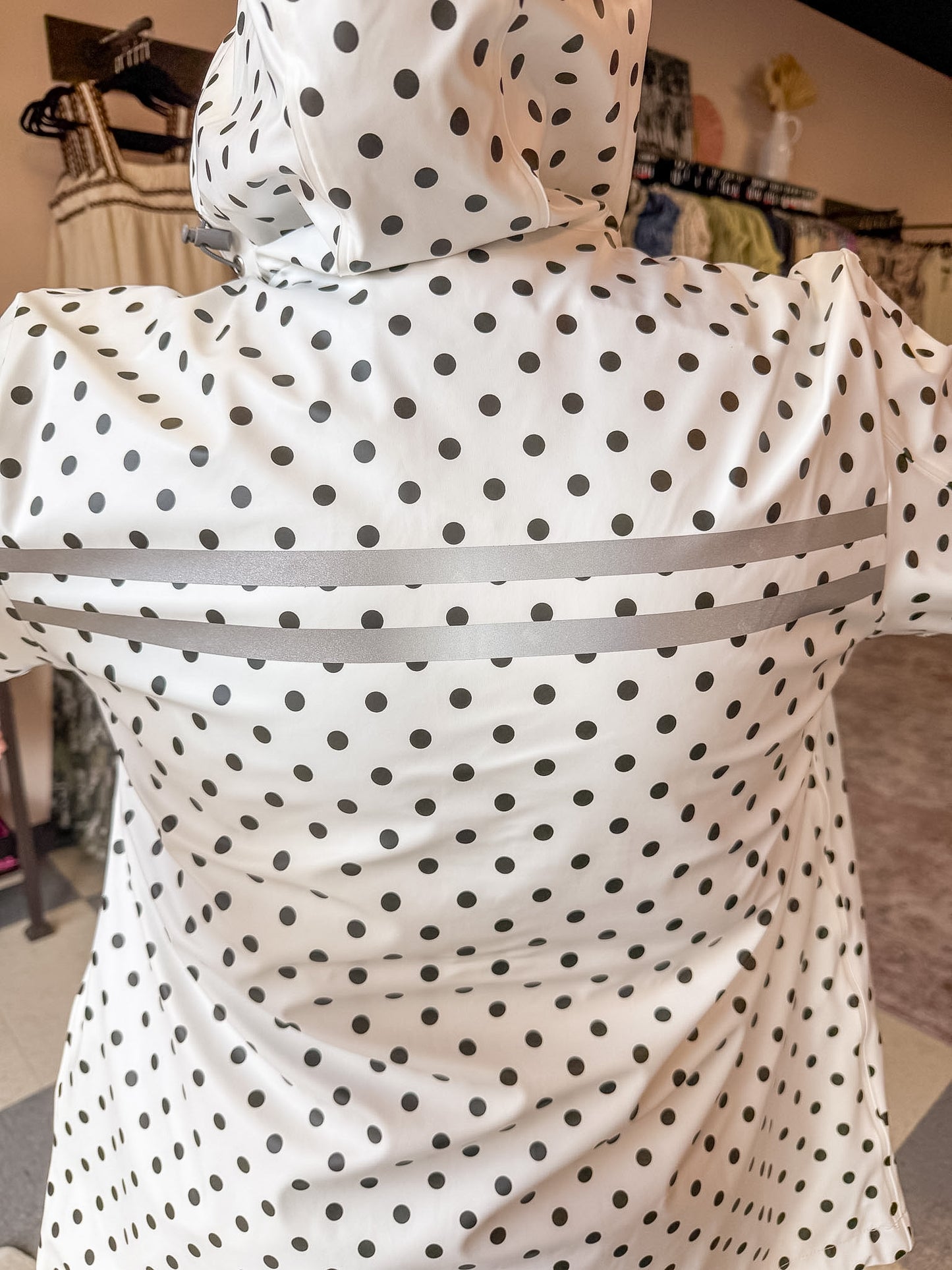 Lulu Mac Polka Dot Rain Coat