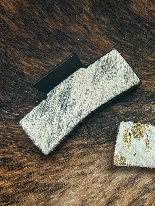 The Cowhide Claw Clip