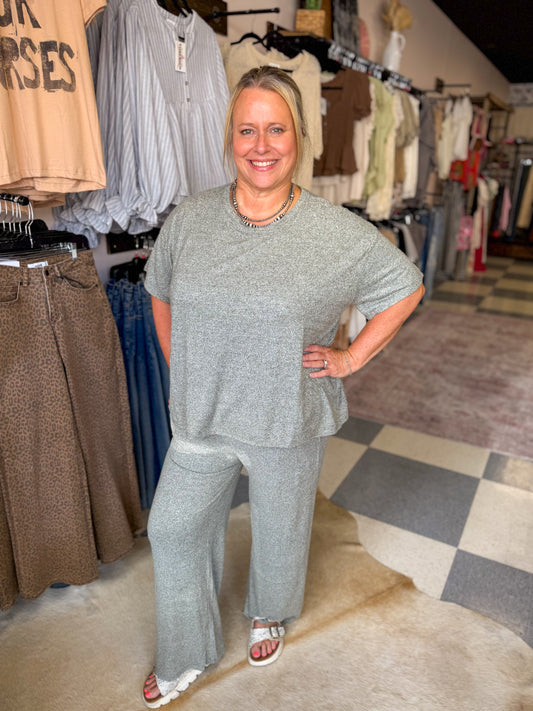 Dark Olive Cozy Lounge Set