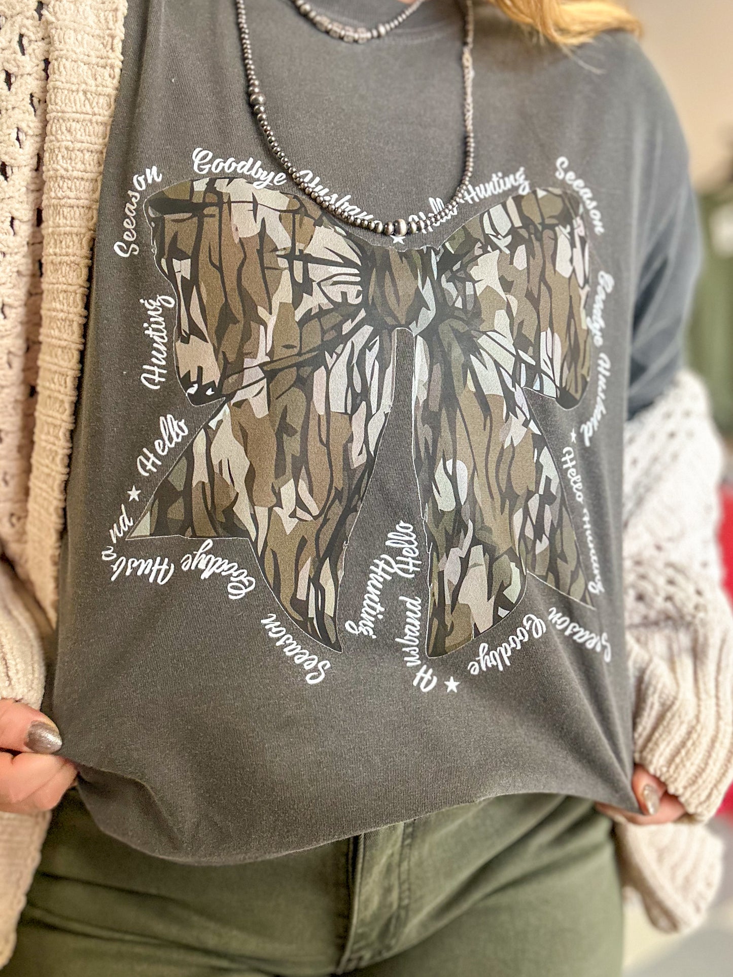 Hello Hunting Bow Graphic Tee