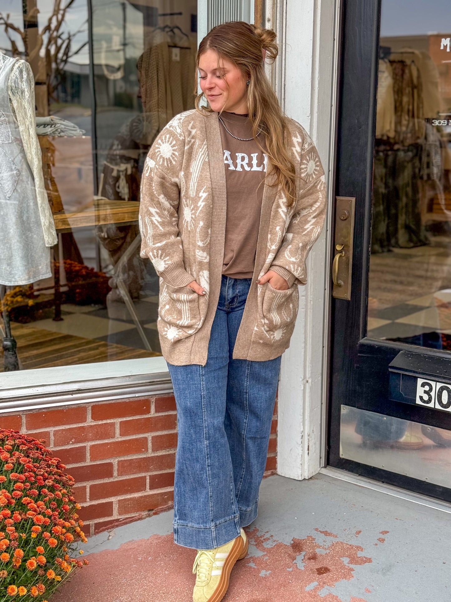 MICA:High Rise Front Seam Crop Wide Legs