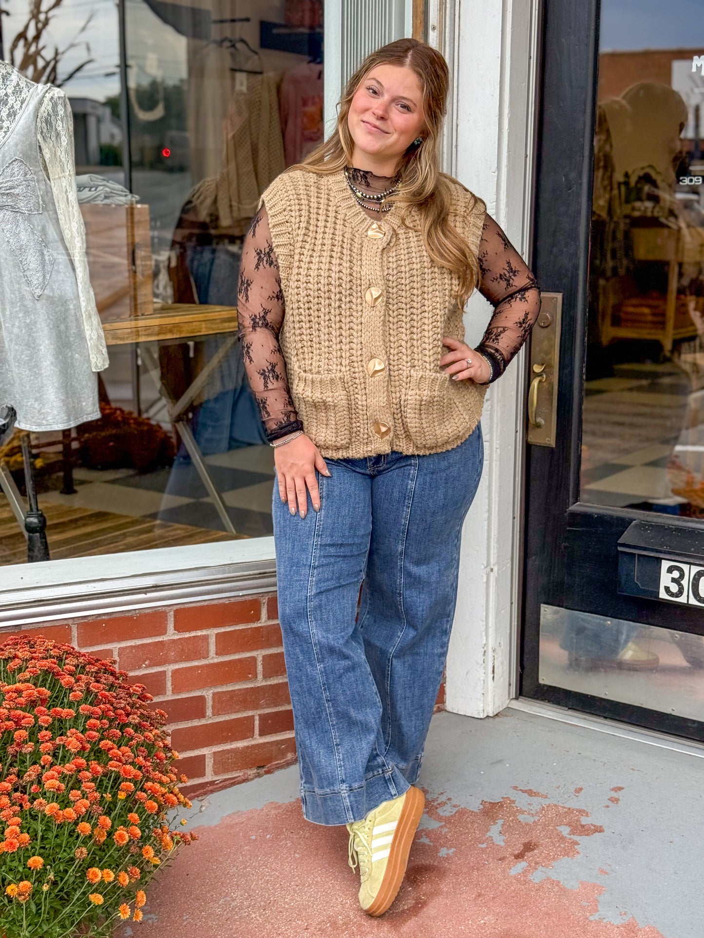 Willow Chunky Knit Sweater Vest