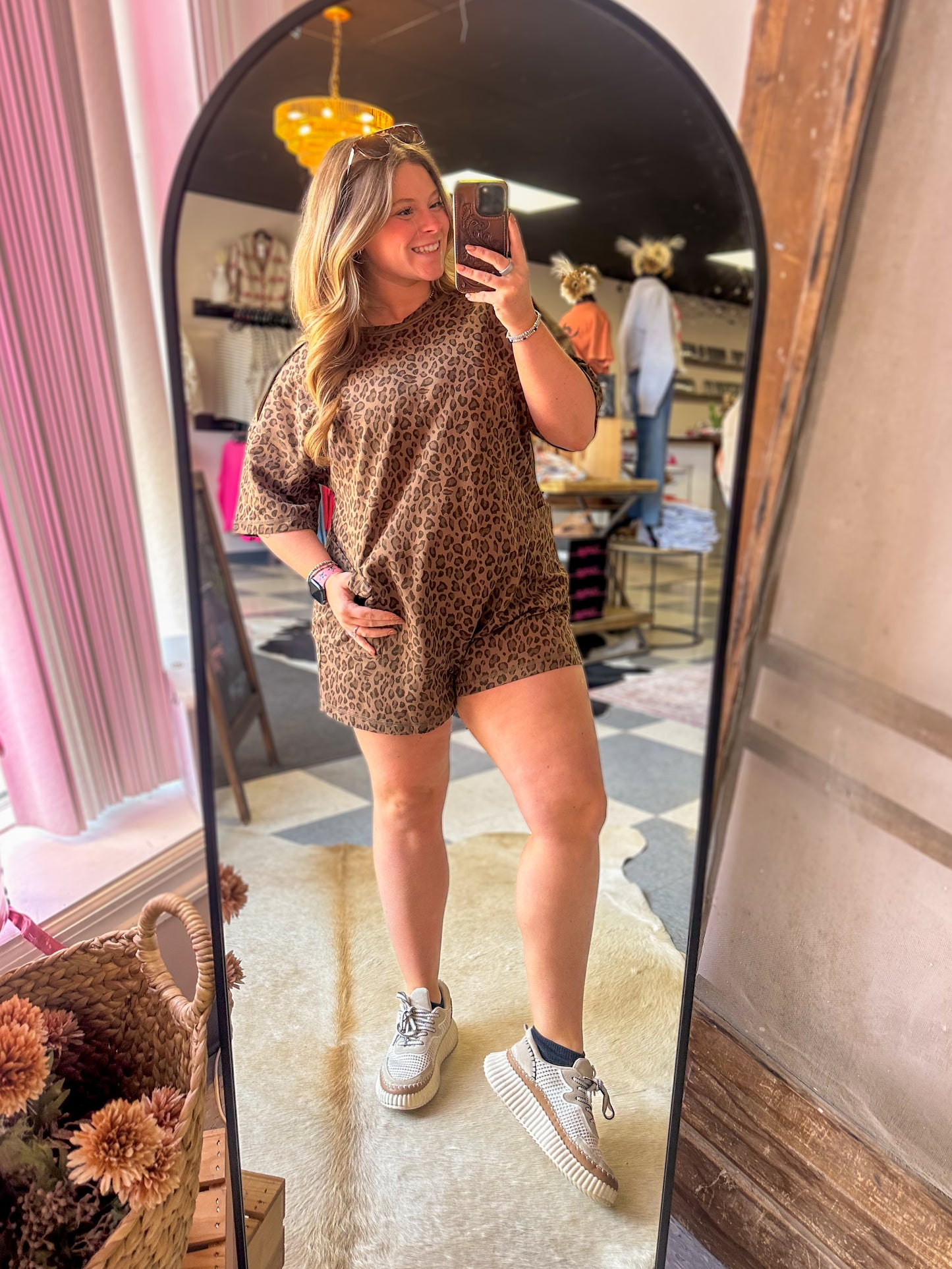 Wild One Leopard Lightweight Romper