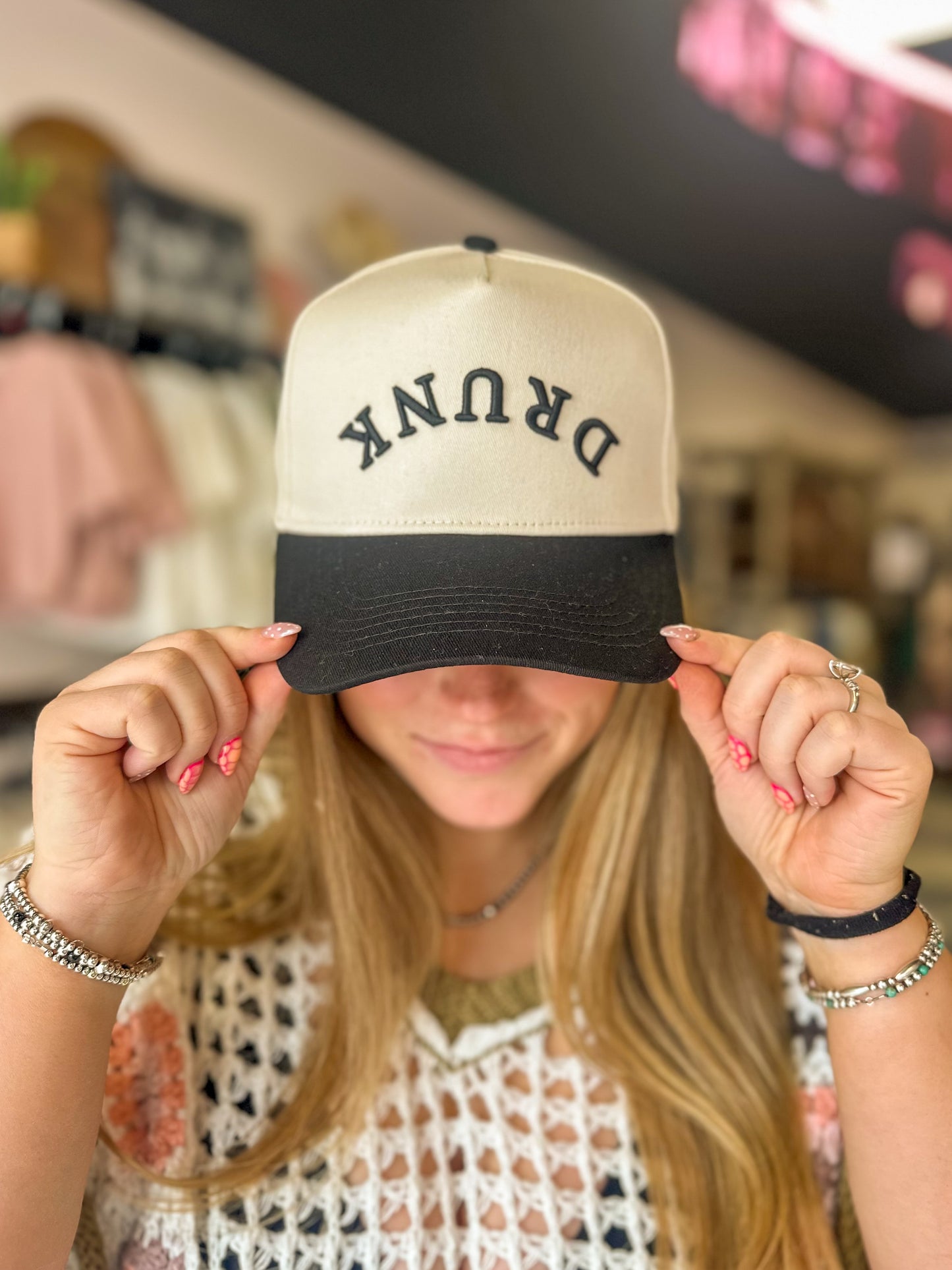 DRUNK Vintage Trucker Hat