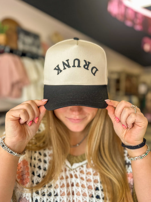 DRUNK Vintage Trucker Hat