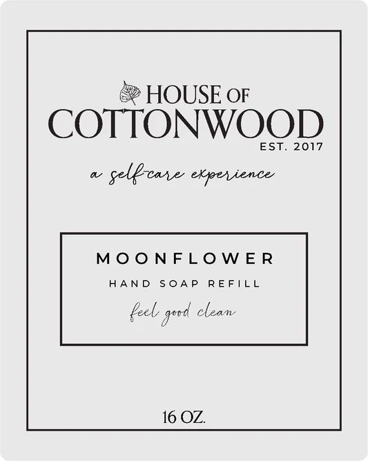 Hand Soap Refill: Moonflower 16 oz.