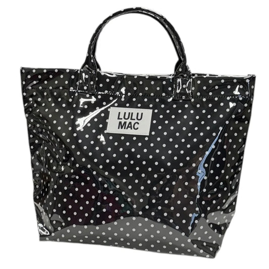 Lulu Mac: Tote Bag- Black/White Dot