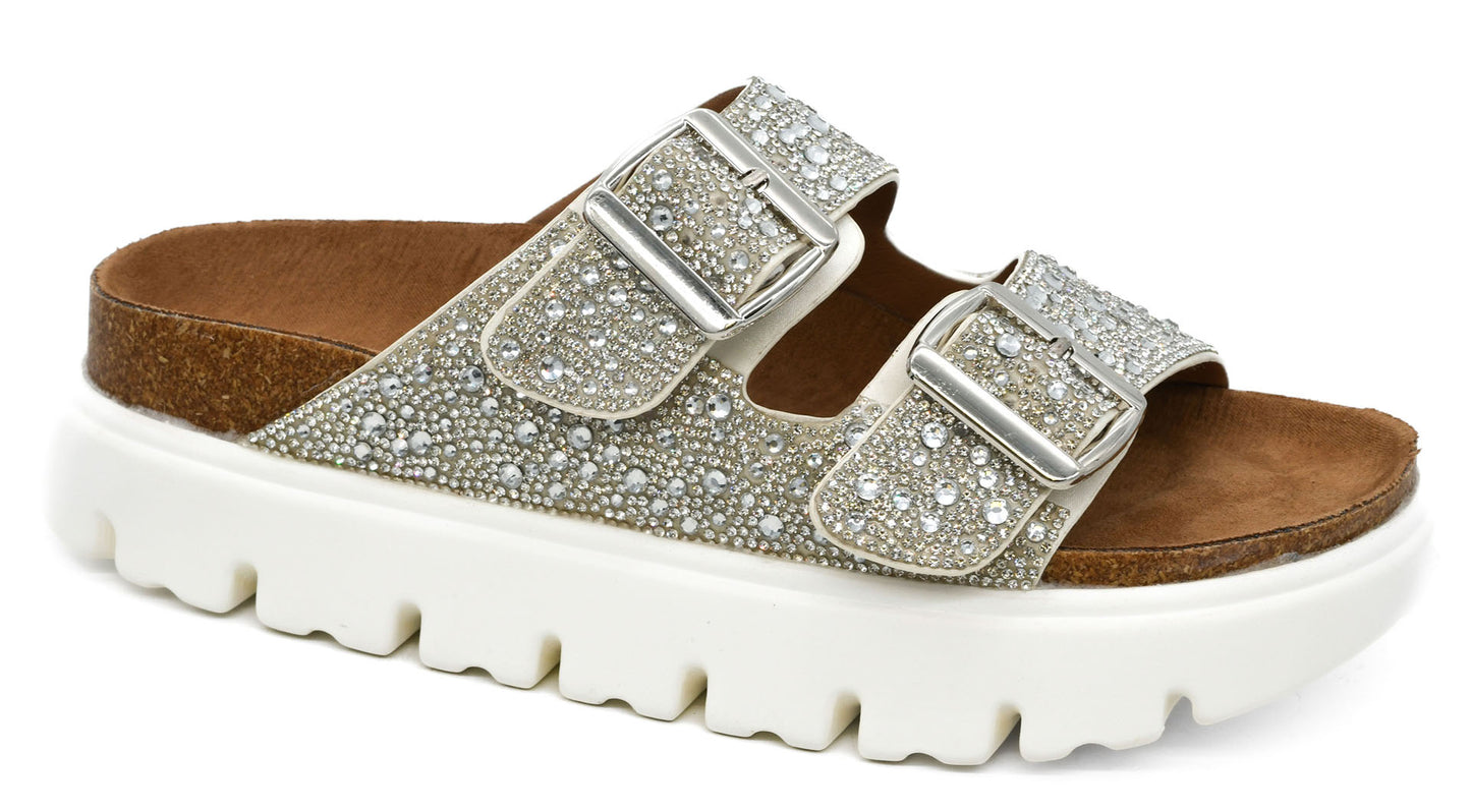 Corkys: Rumor Has It Rhinestone Sandals