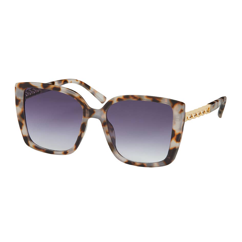 Jade Square Chain Sunglasses