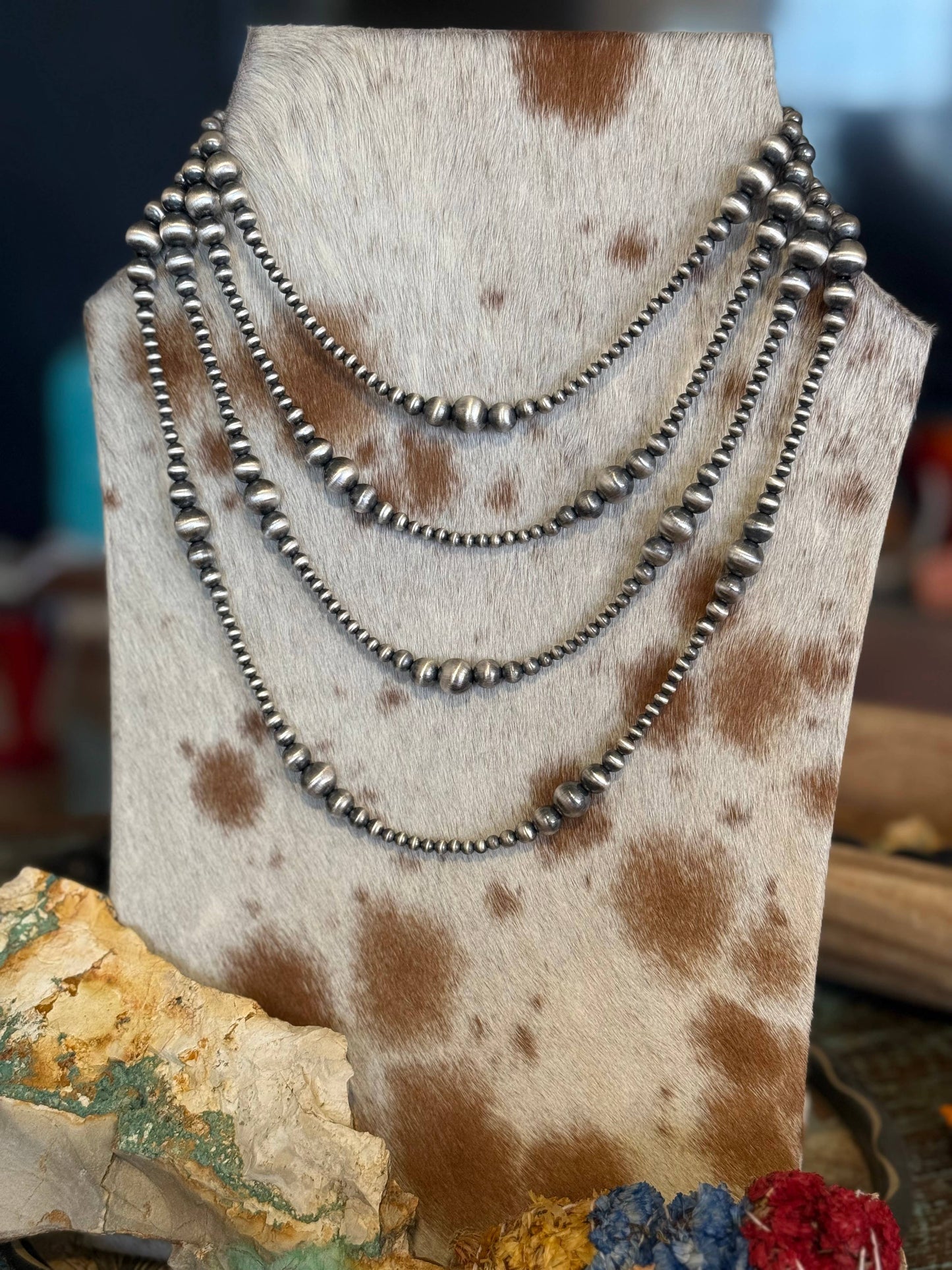 20"  Graduated Sterling Pearls
