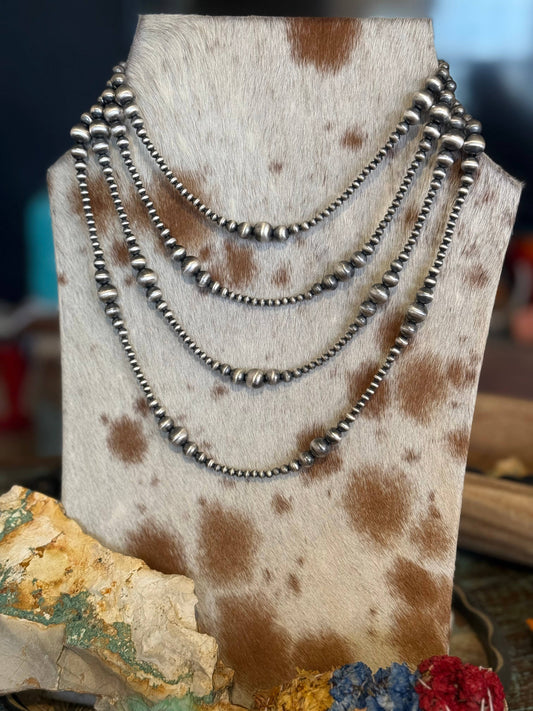 20"  Graduated Sterling Pearls