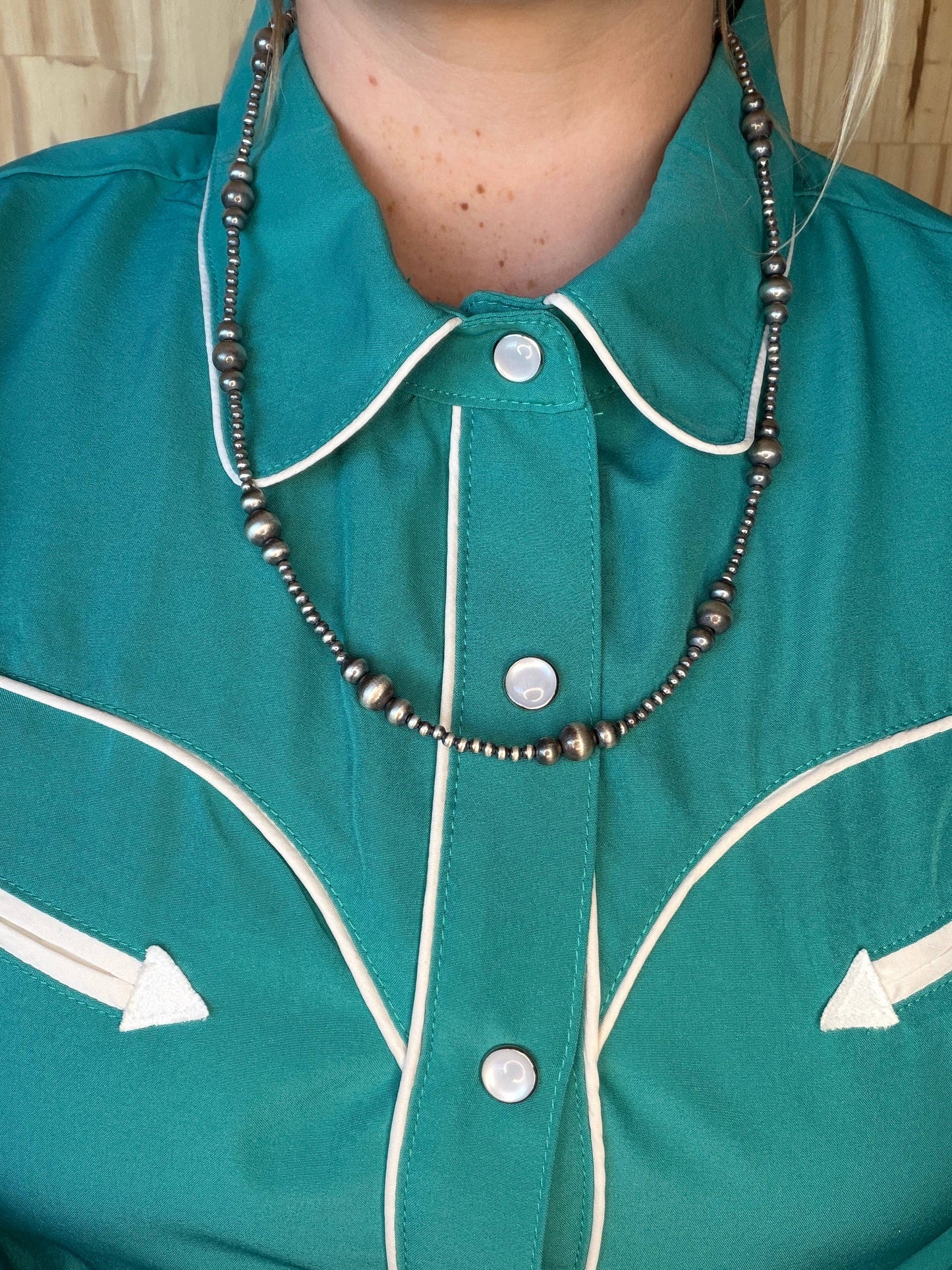 18" Graduated Sterling Pearls