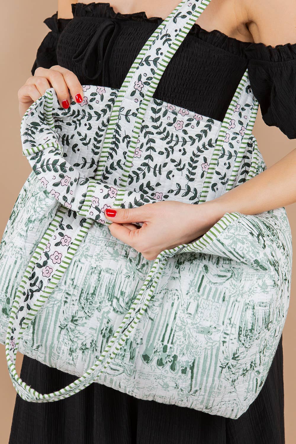 Sagebrush Quilted Tote Bag