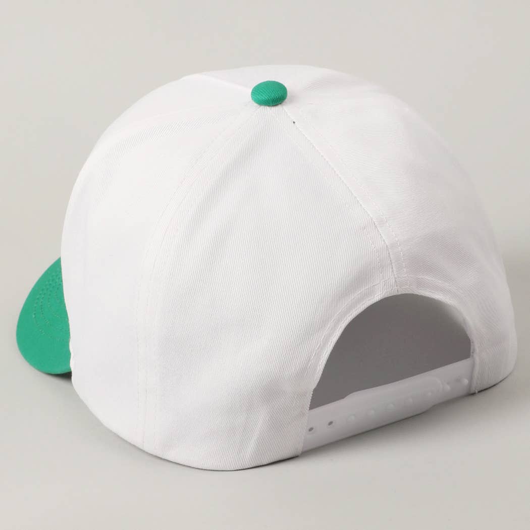 LUCKY Embroidery Two-Tone Baseball Cap