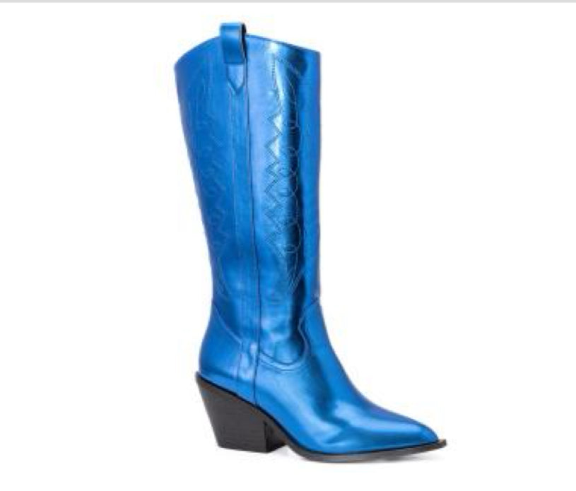 Howdy Electric Blue Boot