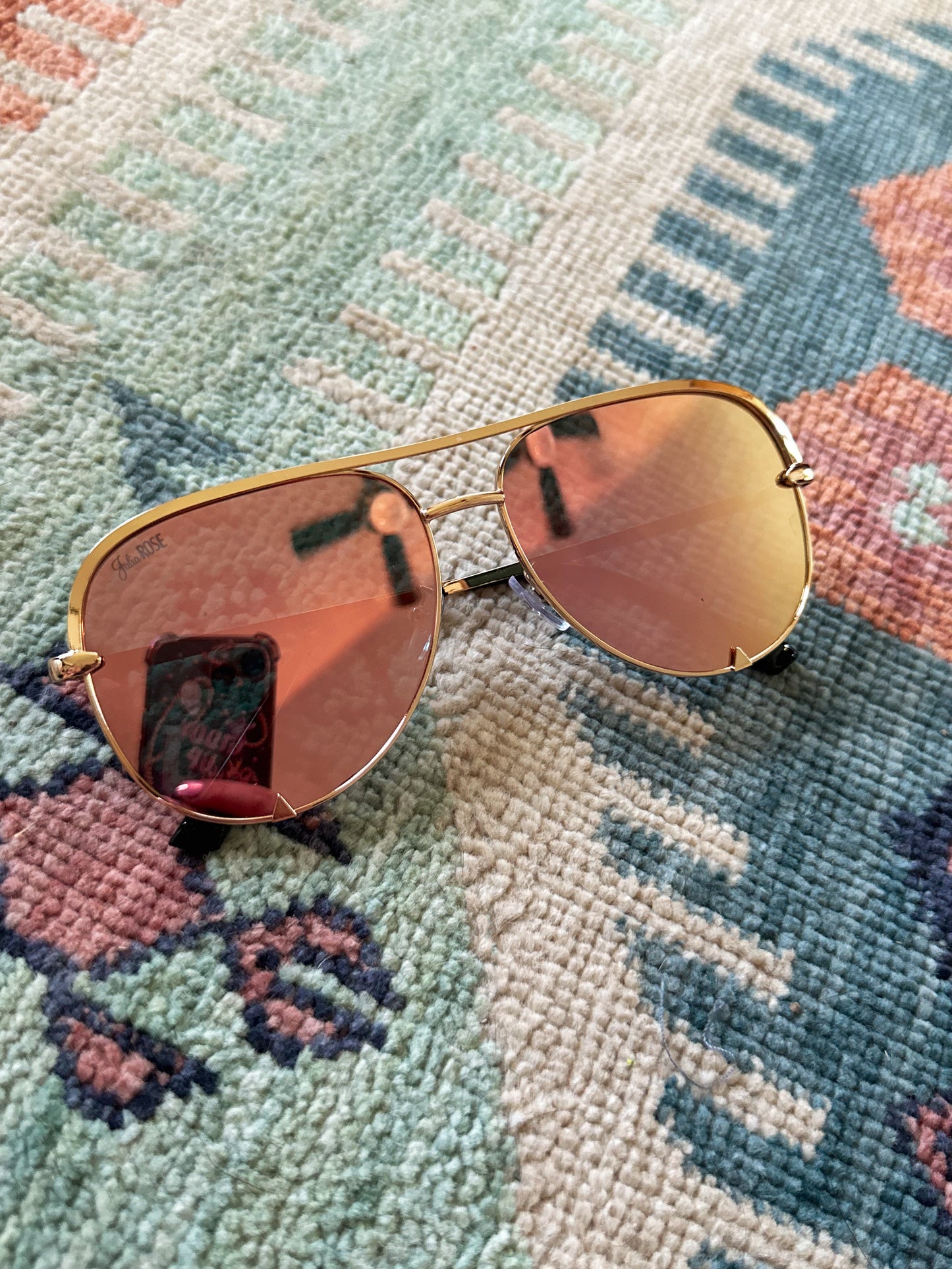 Gold/Pink Aviators